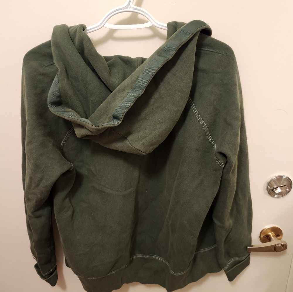 ROOTS Green Hooded Sweatshirt, Size L, VGUC - Picture 6 of 7